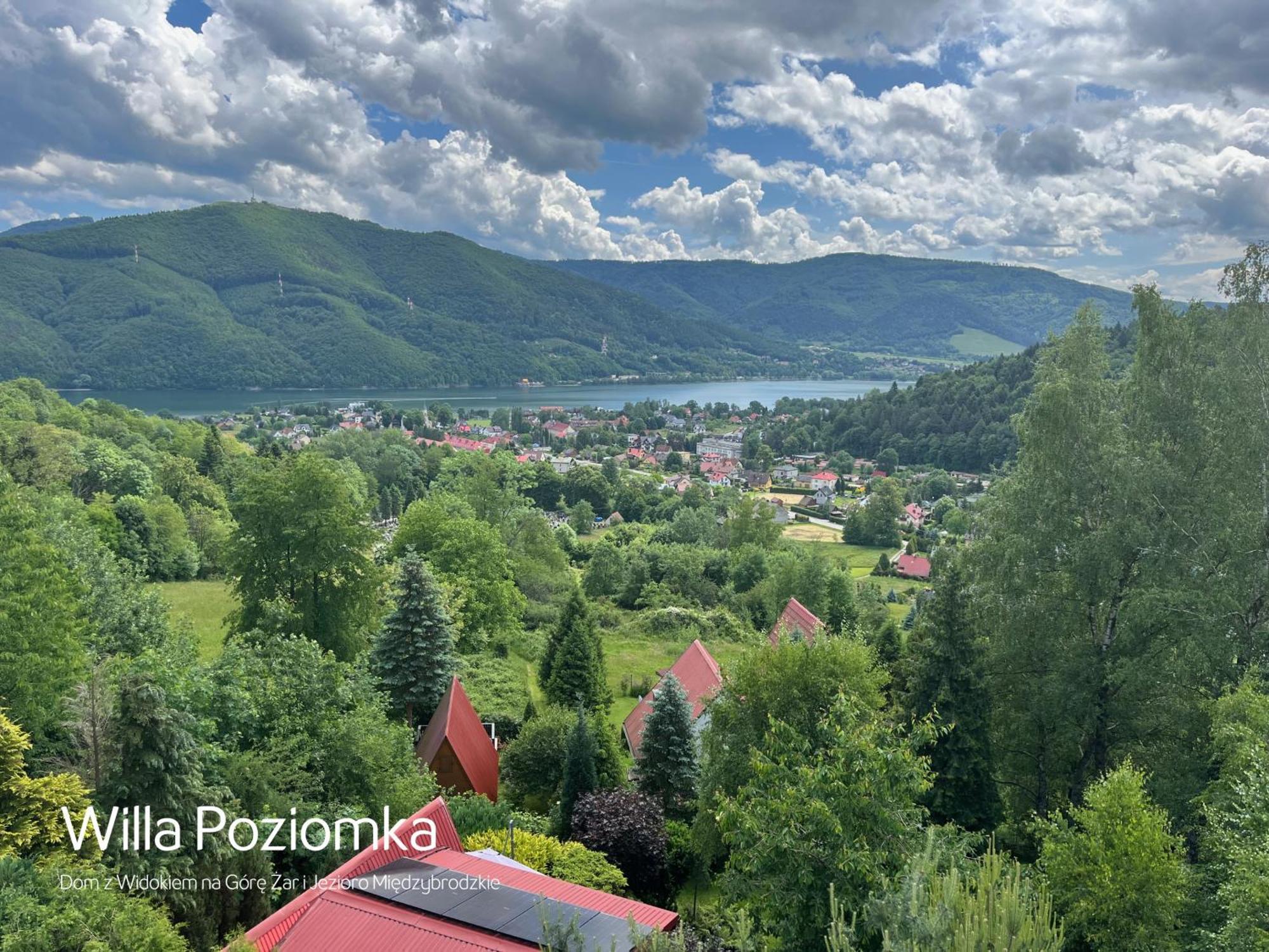 Willa Poziomka Z Tarasem I Widokiem Na Gore Zar I Jezioro Miedzybrodzkie Międzybrodzie Bialskie Exterior foto